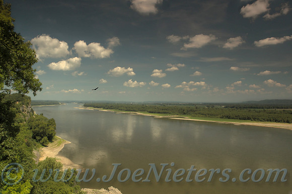 Trail of Tears OverlookMississippi River looking north from the overlook at Trail of Tears State Park in Cape Girardeau, Missouri.